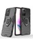 Xiaomi Redmi Için Note 12S 4g Kickstand Cep Telefon Kılıfı Yumuşak Tpu Sabit Pc Cep Telefonu Kapak Black (Yurt Dışından) 5
