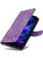 Xiaomi Redmi Için Note 12 5g (Global)/(Hindistan)/(Çin)/poco X5 5g Baskılı Ayçiçeği Pu Deri Cüzdan Kılıf Stand Folio Telefon Kapağı Kayış-Mor ile (Yurt Dışından) 5