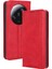 Xiaomi 13 Ultra Için Retro Stand Telefon Kılıfı, Pu Deri+Tpu Cüzdan Kapak-Kırmızı (Yurt Dışından) 1