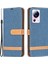 Xiaomi Için 13 Lite/civi 2 5g Kot Boya, Pu Deri Cüzdan Kapağı Kapak Önleme Karşıtı Flip Standı Telefon Kasa Navy Mavi (Yurt Dışından) 1