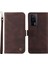 Xiaomi Için Poco F5 Pro 5g/redmi K60 Pro 5g/redmi K60 5g Cep Telefonu Kapağı Cilt Dokunuşlu Deri Deri Deri Baskılı Çizgiler Durum Cüzdan-Brown (Yurt Dışından) 1