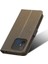 Xiaomi Redmi Için 12C 4G/11A 4g/poco C55 4g Çizelge Anti-Çizelge Elmas Doku Deri Deri Cüzdan Telefon Standı Case-Brown (Yurt Dışından) 5
