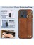Xiaomi Redmi Için 12C 4g/poco C55 4g Bileklik Kickstand Kapak Pu Deri Kaplamalı Pc+Tpu Boyun Kayış-Brown ile Telefon Kılıfı (Yurt Dışından) 4
