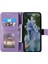 Xiaomi 13 Lite/civi 2 5g Baskılı Mandala Çiçek Deseni Deri Telefon Kılıfı Cüzdan Stand Telefon Kapağı Strap-Murple (Yurt Dışından) 3