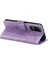 Xiaomi 13 Lite/civi 2 5g Baskılı Mandala Çiçek Deseni Deri Telefon Kılıfı Cüzdan Stand Telefon Kapağı Strap-Murple (Yurt Dışından) 4