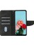 Xiaomi Redmi Için 12C 4g Tam Koruma Telefon Kılıfı Düz ​​renk Cüzdan Stand Deri Telefon Kapak Black (Yurt Dışından) 3