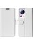 Xiaomi Için Flip Cover 13 Lite/civi 2 5g Pu Deri Deri Cüzdan Çılgın At Doku Stand Telefon Kılıfı-Beyaz (Yurt Dışından) 1