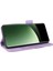 Xiaomi 13 Ultra Pu Deri Flip Folio Kılıf Donanım Dekor Dekor Cüzdan Stand Telefon Kapak-Purple (Yurt Dışından) 3