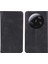 Xiaomi Için 13 Ultra Etkiye Dayanıklı Pu Deri Stand Kılıfı Cüzdan Buzağı Dokusu Cep Telefonu Kapak Black (Yurt Dışından) 1