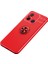 Xiaomi Redmi Için 12C 4g Anti-Drop Tpu Telefon Vaka Halka Tutucu Kickstand Koruyucu Kapak-Kırmızı (Yurt Dışından) 1