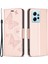 Xiaomi Redmi Için Cüzdan Stand Kılıfı Not 12 4g Kelebek Baskılı Deri Telefon Kapağı Strap-Rose Altın (Yurt Dışından) 1