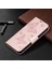Xiaomi Redmi Için Cüzdan Stand Kılıfı Not 12 4g Kelebek Baskılı Deri Telefon Kapağı Strap-Rose Altın (Yurt Dışından) 4