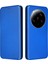 Xiaomi 13 Ultra Pu Deri Telefon Kılıfı Karbon Fiber Doku Stand Kartı Yuvası Kapak Mavisi (Yurt Dışından) 1