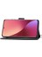 Xiaomi Redmi Için Note 12 Pro 5g /note 12 Pro Speed ​​5g /poco X5 Pro 5g Cüzdan Telefon Kapağı Cilt Touch Hissedilmiş Çiçekler Stand Deri Kılıf Bilek Kayışı ve Omuz Kayışı Black (Yurt Dışından) 2