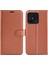 Xiaomi Redmi Için Koruyucu Telefon Kılıfı 12C 4g Litchi Doku Doku Anti-Çizelge Deri Deri Kapak Cüzdan Stand-Brown (Yurt Dışından) 1