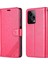 Xiaomi Redmi Için Note 12 Pro 5g/12 Pro Speed ​​5g/poco X5 Pro 5g Pu Deri Stand Cüzdan Kapağı Kesme Kırmızısı (Yurt Dışından) 1