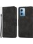 Xiaomi Için Redmi Note 12 5g (Global)/(Hindistan)/(Çin)/poco X5 5g Düz Renkli Deri Telefon Kasası Cüzdan Standı Anti-Drop Cover-Black (Yurt Dışından) 1