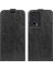 Xiaomi Poco F5 Pro 5g/redmi K60 Pro 5G/K60 5g Pu Deri Çılgın At Dokusu Dikey Flip Telefon Kapak Kartı Tutucu-Black (Yurt Dışından) 1