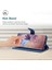 HT03 Xiaomi Için Telefon Kılıfı 13 Ultra Pu Deri Stand Cüzdan Kelebek Çiçekleri Strap-Mavi ile Baskılı Kapak (Yurt Dışından) 3
