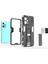 Xiaomi Redmi Için Anti-Fall Telefon Kapağı Note 12 5g (Hindistan)/poco X5 5g, Sert Pc Yumuşak Tpu Koruyucu Telefon Kasası Kickstand-Red (Yurt Dışından) 2