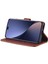 Xiaomi Için 13 Lite/civi 2 5g Stand Telefon Kapağı Pu Deri+Tpu Cüzdan Telefon Kahrolası Brown (Yurt Dışından) 3