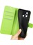 Xiaomi Redmi Için Koruyucu Telefon Kılıfı 12C 4g Litchi Doku Doku Anti-Çizik Flip Deri Kapak Cüzdan Stand Yeşili (Yurt Dışından) 5