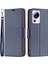 Xiaomi 13 Lite/civi Için 2 5g Pu Deri Cüzdan Kapağı Litchi Doku Stand Strap-Dark Mavi ile Telefon Kılıfı (Yurt Dışından) 1