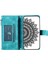 Xiaomi 13 Lite/civi 2 5g Fermuarı Cep Cüzdan Deri Deri Stand Mandala Çiçek Dışında Telefon Kılıf Yeşili (Yurt Dışından) 4