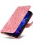 Xiaomi Redmi Için Note 12 5g (Global)/(Hindistan)/(Çin)/poco X5 5g Baskılı Ayçiçeği Pu Deri Cüzdan Kılıf Stand Folio Telefon Kapağı Kayış Pembe (Yurt Dışından) 5