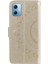 Xiaomi Redmi Için Not 12 5g (Hindistan)/not 12 5g (Çin)/poco X5 5g Manyetik Toka Cep Telefonu Kapağı Mandala Çiçeği Baskılı Pu Deri Flip Stand Cüzdan Case-Gold (Yurt Dışından) 5