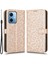 Xiaomi Redmi Için Note 12 5g (Global)/(Hindistan)/(Çin)/poco X5 5g Nokta Deseni Baskılı Pu Deri Deri Folio Telefon Kılıf Kılıfı Stand Strap-Rose Altın Damla Geçirmez Kapak (Yurt Dışından) 1