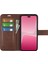 Xiaomi Için 13 Lite/civi 2 5g Kare Toka Deri Telefon Kasası Buzağı Doku Cüzdanı Stand Anti-Damla Kapak Kahverengi (Yurt Dışından) 2