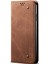 Xiaomi Için 13 Lite/civi 2 5g Cüzdan Pu Deri Telefon Kapağı Kot Ceza Doku Telefon Standı Case-Coffee (Yurt Dışından) 3