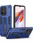 Xiaomi Redmi Için 12C 4g/poco C55 4g Esnek Yüzük Kayışı Tpu+Pc Telefon Kapağı Kickstand Bırak-Kötü Kılıf Mavisi (Yurt Dışından) 1