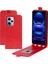 Xiaomi Redmi Için Note 12 Pro 5g/note 12 Pro Speed ​​5g/poco X5 Pro 5g Dikey Flip Pu Deri Çılgın At Doku Kart Tutucu Kasa-Kırmızı (Yurt Dışından) 1