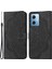 Xiaomi Redmi Için Note 12 5g (Global)/(Hindistan)/(Çin)/poco X5 5g Baskı Mandala Çiçek Flip Deri Telefon Kapak Black (Yurt Dışından) 1