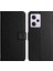 Xiaomi Redmi Için Şok Geçirmez Cep Telefonu Kapağı Note 12 Pro 5g, Litchi Doku Pu Deri Cüzdan Stand-Black ile Telefon Kılıfı (Yurt Dışından) 1