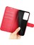 Xiaomi Için Pu Deri Kabuk 13 Lite/civi 2 5g Litchi Doku Telefon Kılıf Cüzdan Stand Flip Cover-Red (Yurt Dışından) 5