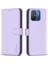 Xiaomi Için BF17 Poco C55 4g/redmı 12C 4g Telefon Kılıfı Pu Deri Cüzdan Stand Telefon Kapak Morası (Yurt Dışından) 1