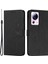 Xiaomi Civi Için 2 5g/13 Lite Flip Shell Baskılı Kalp Şekli Pu Deri Telefon Cüzdan Kılıfı Stand-Black (Yurt Dışından) 1