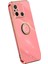 Xiaomi Için Xinli Redmi 12C 4g Yüzük Kickstand Telefon Koruyucu Kasa Elektrokaplama Altın Kenar Tpu Arka Kapak Kırmızısı (Yurt Dışından) 1