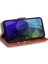 Xiaomi Için Redmi Note 12 5g (Global)/(Hindistan)/(Çin)/poco X5 5g Pu Deri Telefon Kılıfı Düz ​​renk Stand Cüzdan Kapak-Brown (Yurt Dışından) 3