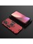 Xiaomi Redmi Için Yüzük Kickstand Telefon Kılıfı Not 11T Pro 5g/not 11T Pro+ 5g/poco X4 Gt 5g/redmı K50I 5g, Şok Geçirmez Yumuşak Tpu+ Sert Pc Hybrid Koruyucu Kapak-Kırmızı (Yurt Dışından) 5