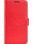 Xiaomi Için Redmi 12C 4g Anti-Fall Flip Telefon Kılıf Cüzdan Stand Çılgın At Doku Deri Koruyucu Kapak-Kırmızı (Yurt Dışından) 5