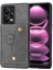 Xiaomi Redmi Için Note 12 5g (Global)/(Hindistan)/(Çin)/poco X5 5g Çift Düğme Kart Tutucu Pu Deri Kaplamalı Tpu Kasa Kickstand Telefon Kapağı Dahili Metal Tabakası (Yurt Dışından) 1