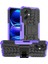 Xiaomi Redmi Için Note 12 5g (Global)/(Hindistan)/(Çin)/poco X5 5g Sabit Pc+Tpu Sağlam Lastik Deseni Şok-Emme Telefon Vaka Kickstand Back Cover-Spurple (Yurt Dışından) 1
