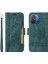Xiaomi Redmi Için 12C 4G/11A 4g/poco C55 4g Cüzdan Telefon Kılıfı Şok Geçirmez Pu Deri Kapak Yeşili (Yurt Dışından) 1