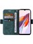 Xiaomi Redmi Için 12C 4G/11A 4g/poco C55 4g Cüzdan Telefon Kılıfı Şok Geçirmez Pu Deri Kapak Yeşili (Yurt Dışından) 2
