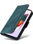 Xiaomi Redmi Için 12C 4G/11A 4g/poco C55 4g Cüzdan Telefon Kılıfı Şok Geçirmez Pu Deri Kapak Yeşili (Yurt Dışından) 5