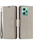 Xiaomi Için Poco X5 5g/redmi Note 12 5g (Global)/(Hindistan)/(Çin) Pu Deri Telefon Cüzdan Kılıfı Litchi Doku Doku Standı Kapak-Grey (Yurt Dışından) 1